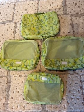 CALPAK 4pc Green Packing Cube Set - Lightweight Travel Organizers